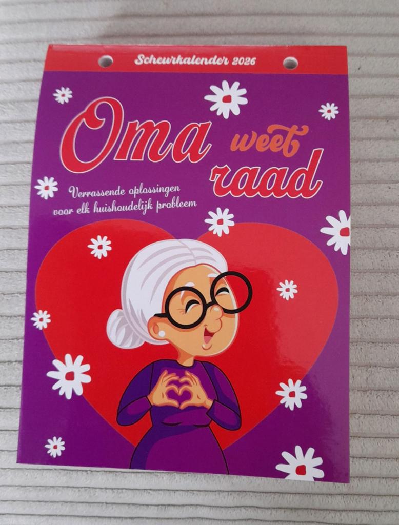Oma weet Raad Scheurkalender 2026., Ophalen, Dagkalender, Nieuw