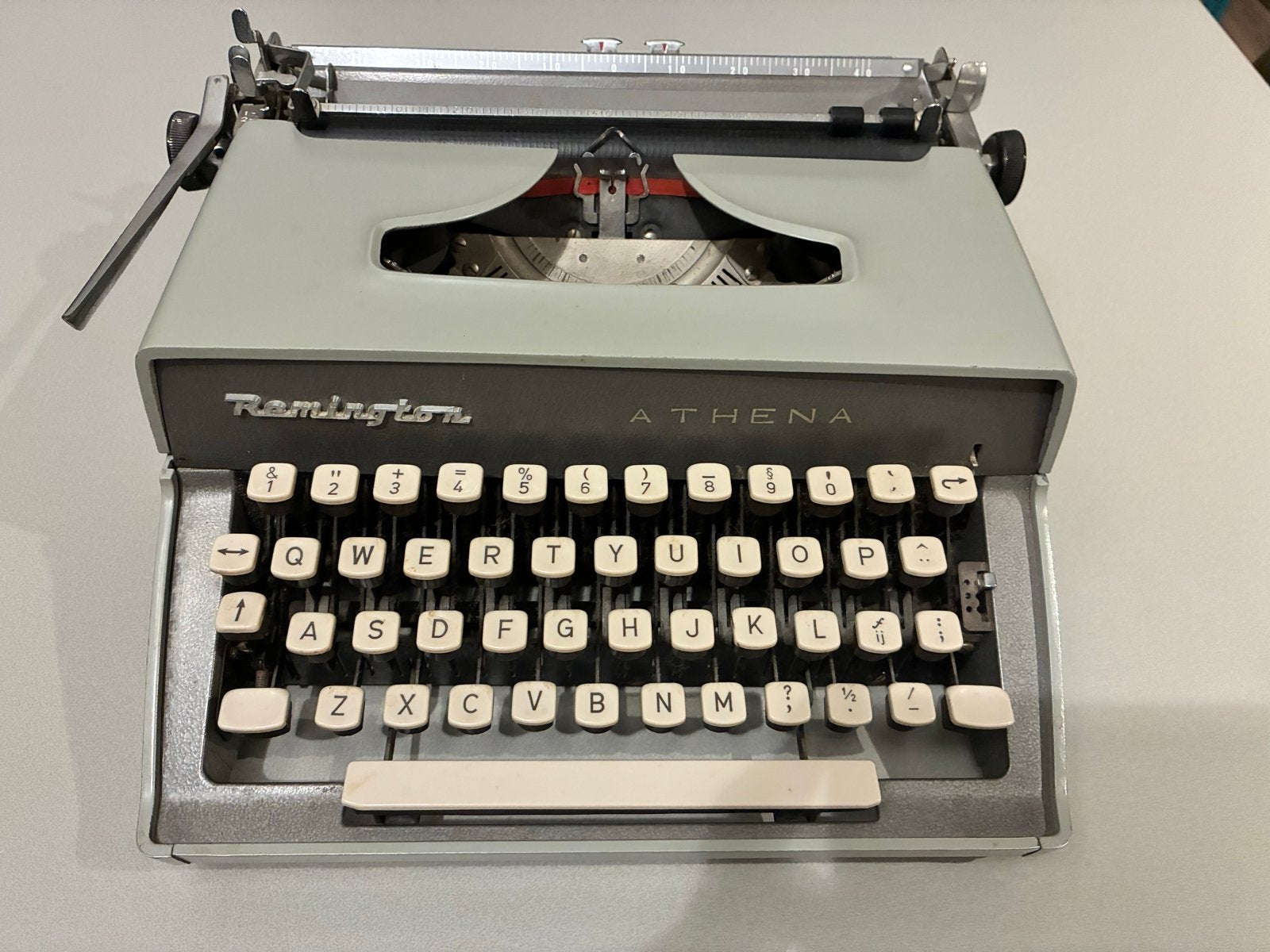 Remington Athena GR 897574 typemachine 1970 vintage, Diversen, Ophalen of Verzenden, Zo goed als nieuw