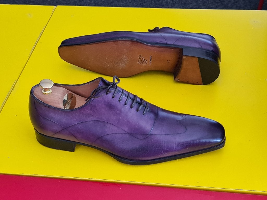 Fratelli peluso napoli schoenen met paars kleur maat 44