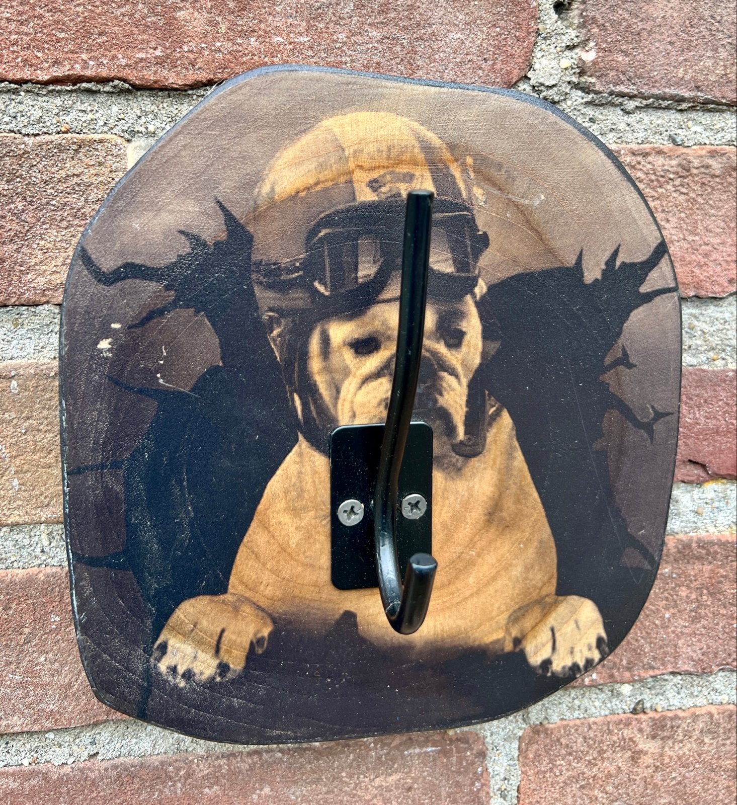 Wandkapstok Bulldog, Wandhaken, Ophalen of Verzenden, Zo goed als nieuw, Minder dan 100 cm