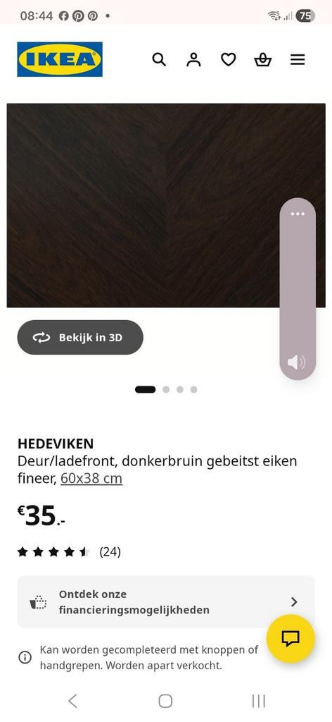 IKEA HEDEVIKEN Deurtjes (4 stuks) - Zo goed als nieuw, Ophalen, Zo goed als nieuw