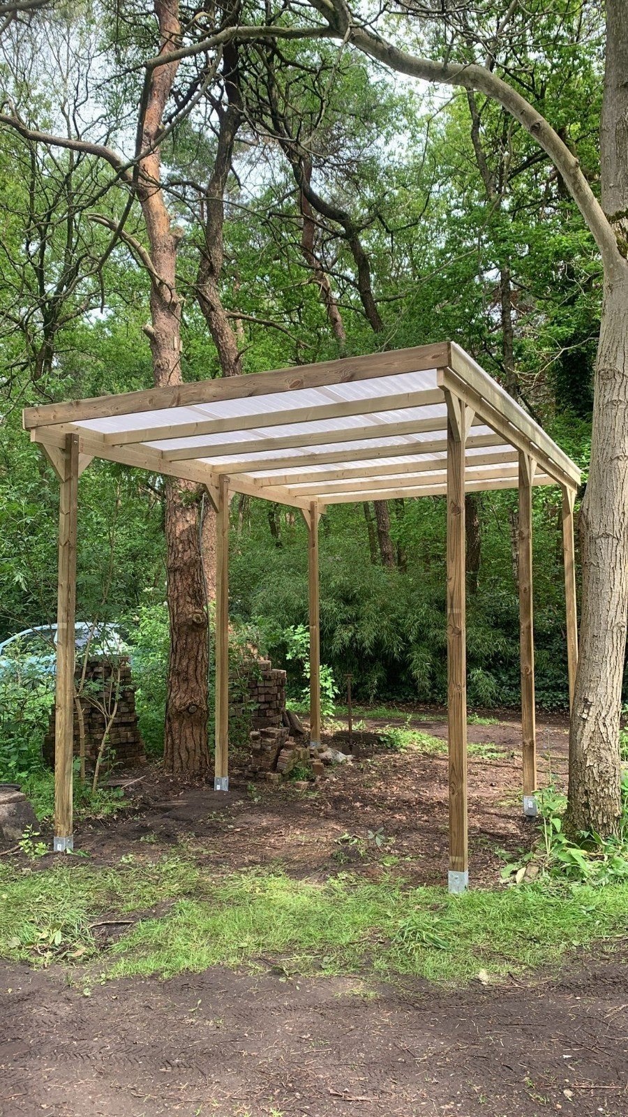 carport of muuraanbouw GRATIS  geleverd, Ophalen of Verzenden, Nieuw, Carport