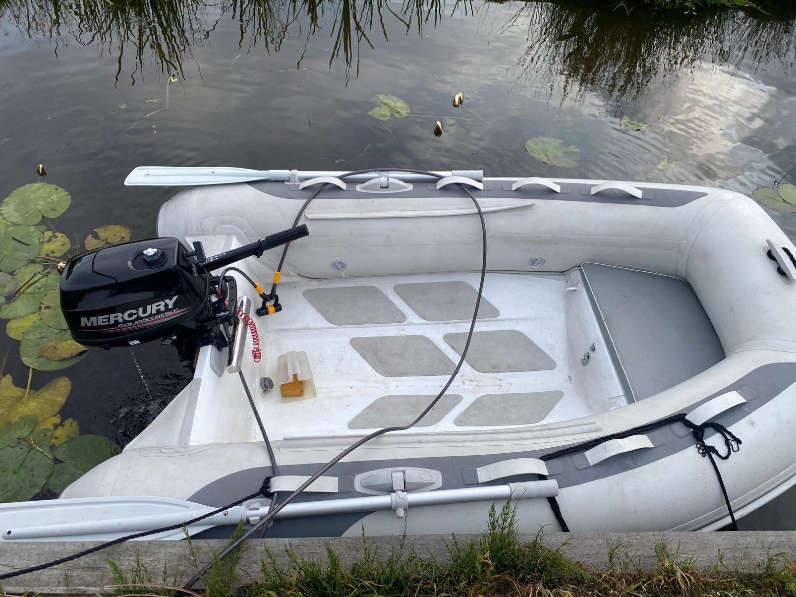 Gala a240 rib met 6pk Mercury 4t, Watersport en Boten, Ophalen of Verzenden, Zo goed als nieuw