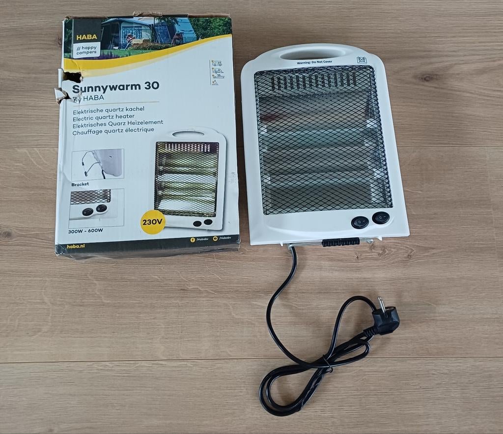HABA Sunnywarm 30 elektrische Quartz kachel camping, Ophalen of Verzenden, Nieuw