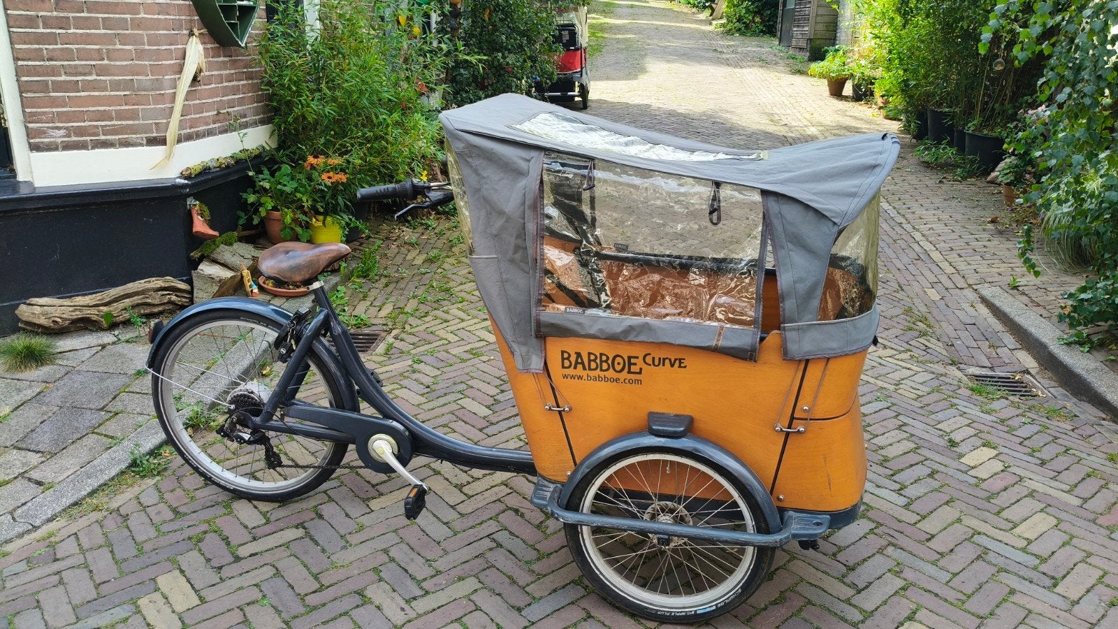 bakfiets met  tent, Ophalen, Gebruikt