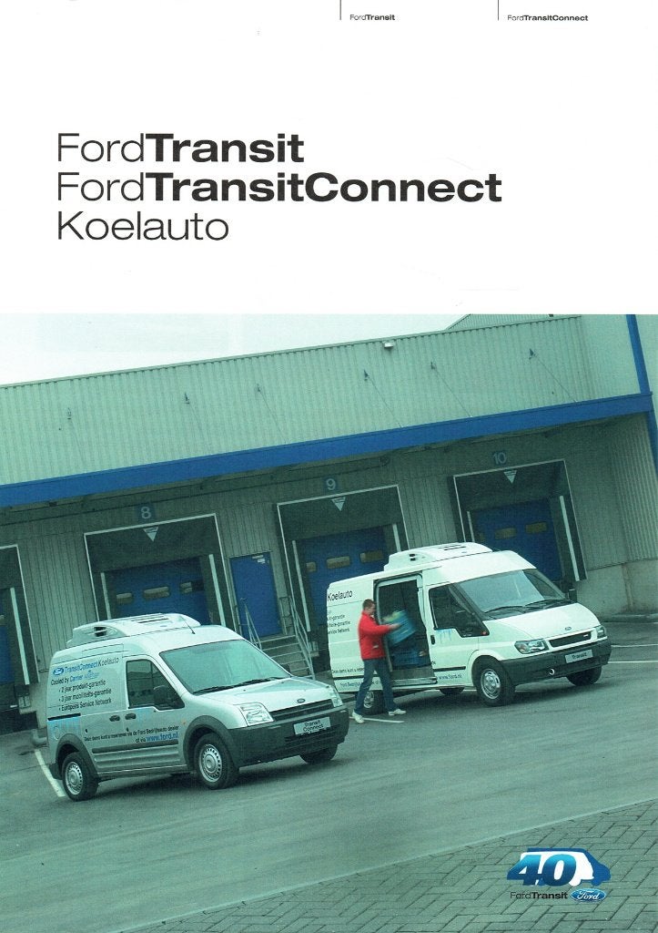 Folder Ford Transit & Transit Connect Koelauto (2005), Verzenden, Gelezen, Ford