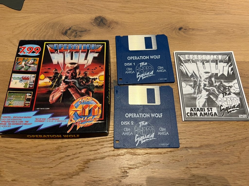 Operation Wolf Amiga, Verzenden, Commodore Amiga