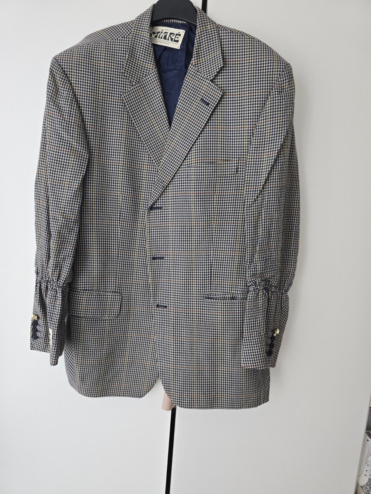 Miare blazer geblokt, Ophalen of Verzenden, Zo goed als nieuw, Maat 42/44 (L)