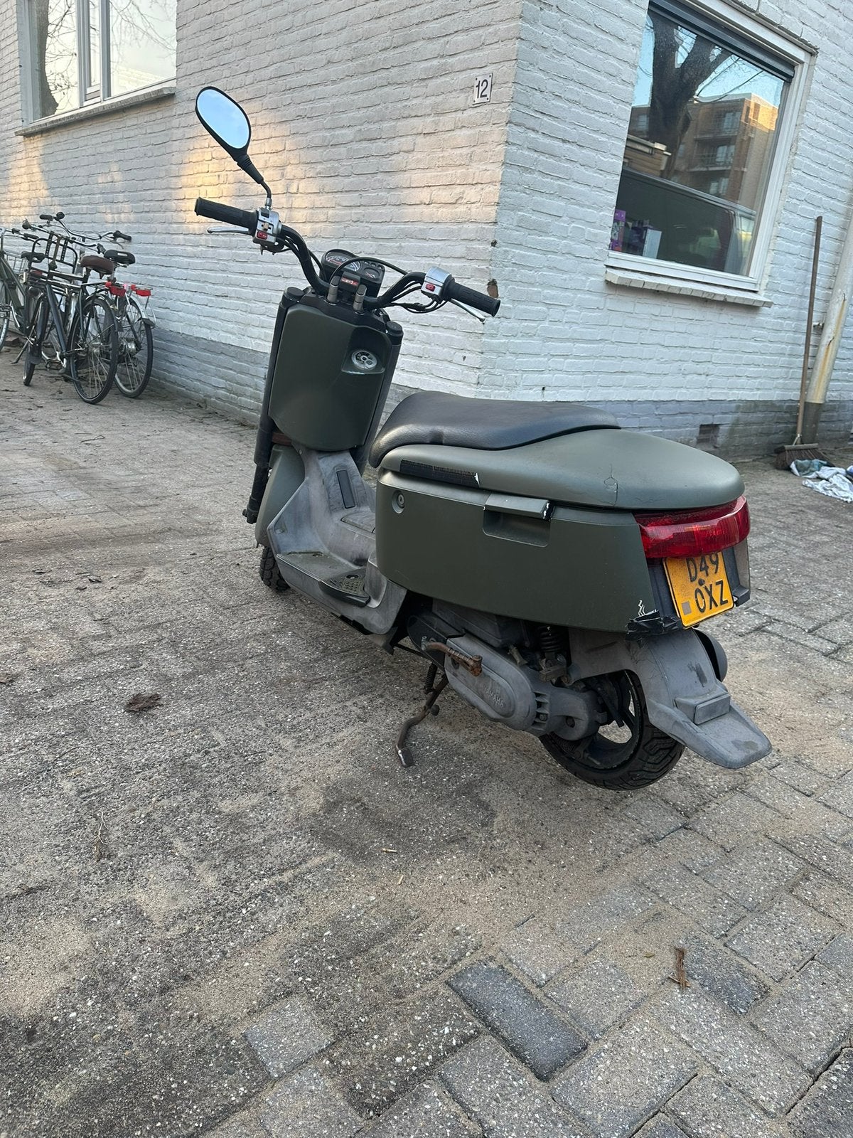 YAMAHA GIGGLE 2011 4t injectie GELE PLAAT, Fietsen en Brommers, Snorfietsen en Snorscooters, Ophalen, Gebruikt, Yamaha, Benzine