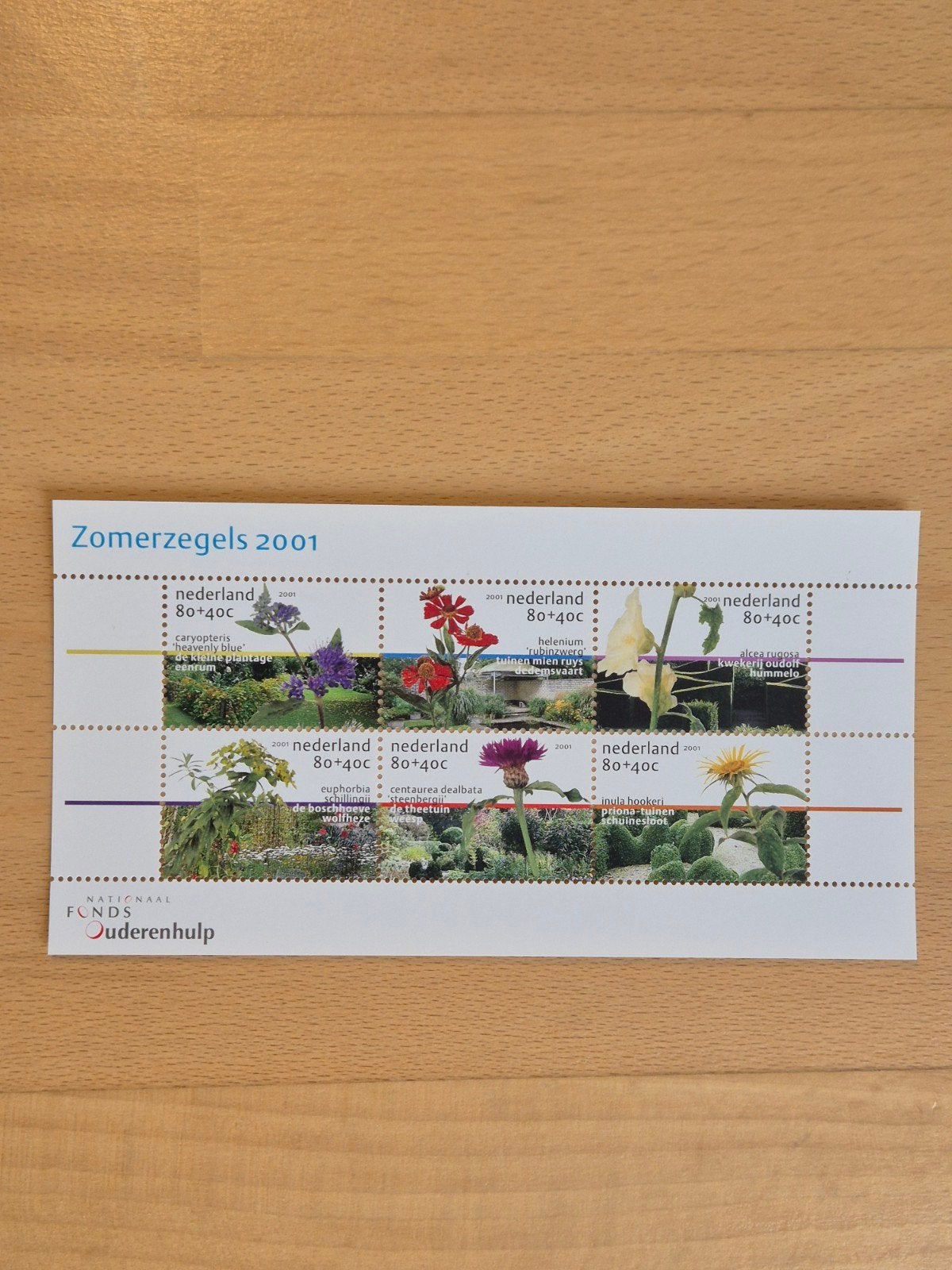 Nederland 2001 zomerzegels, Ophalen of Verzenden, Na 1940, Postfris