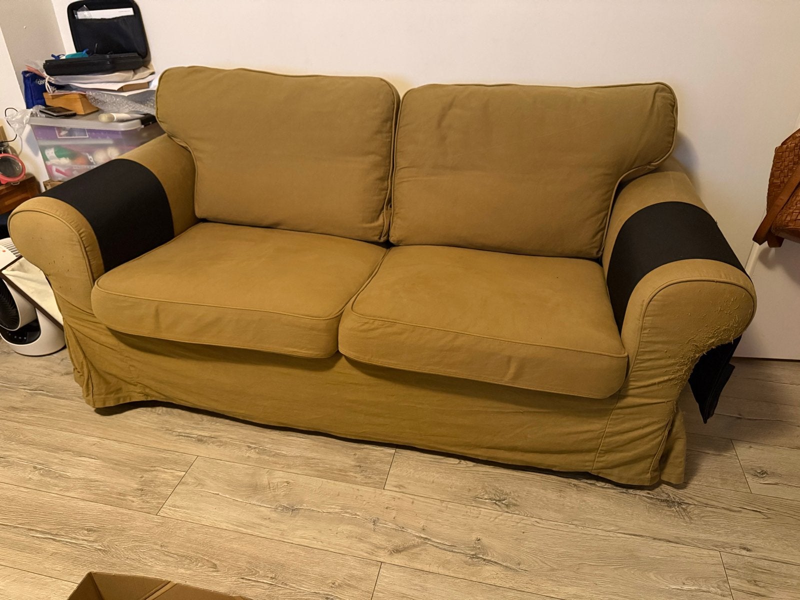IKEA Ektorp 2-zits bank - Nieuwe hoes nodig, Ophalen, Gebruikt, 150 tot 200 cm, Tweepersoons