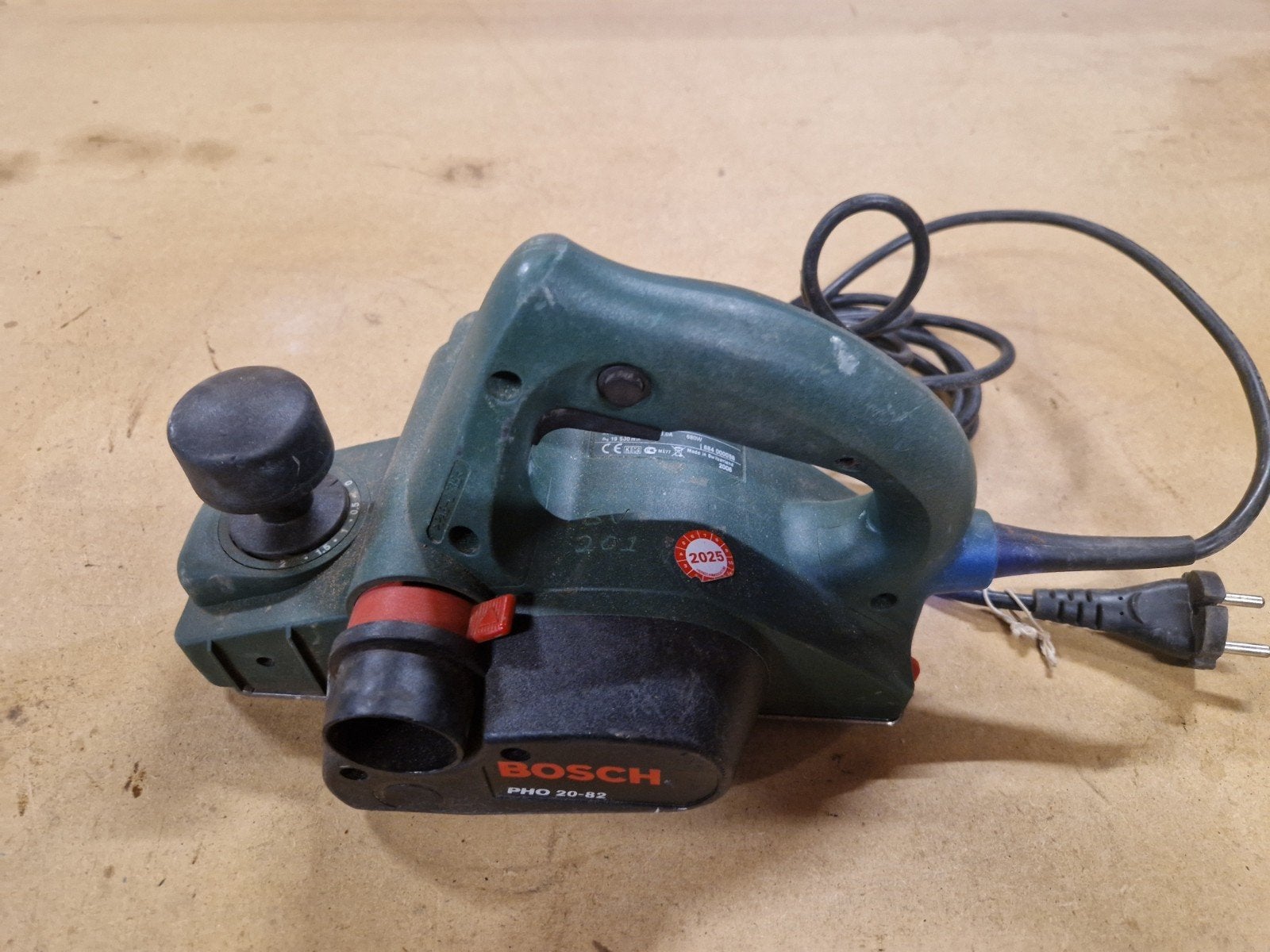 Bosch PHO 20-82 elektrische schaafmachine, Ophalen of Verzenden, Gebruikt