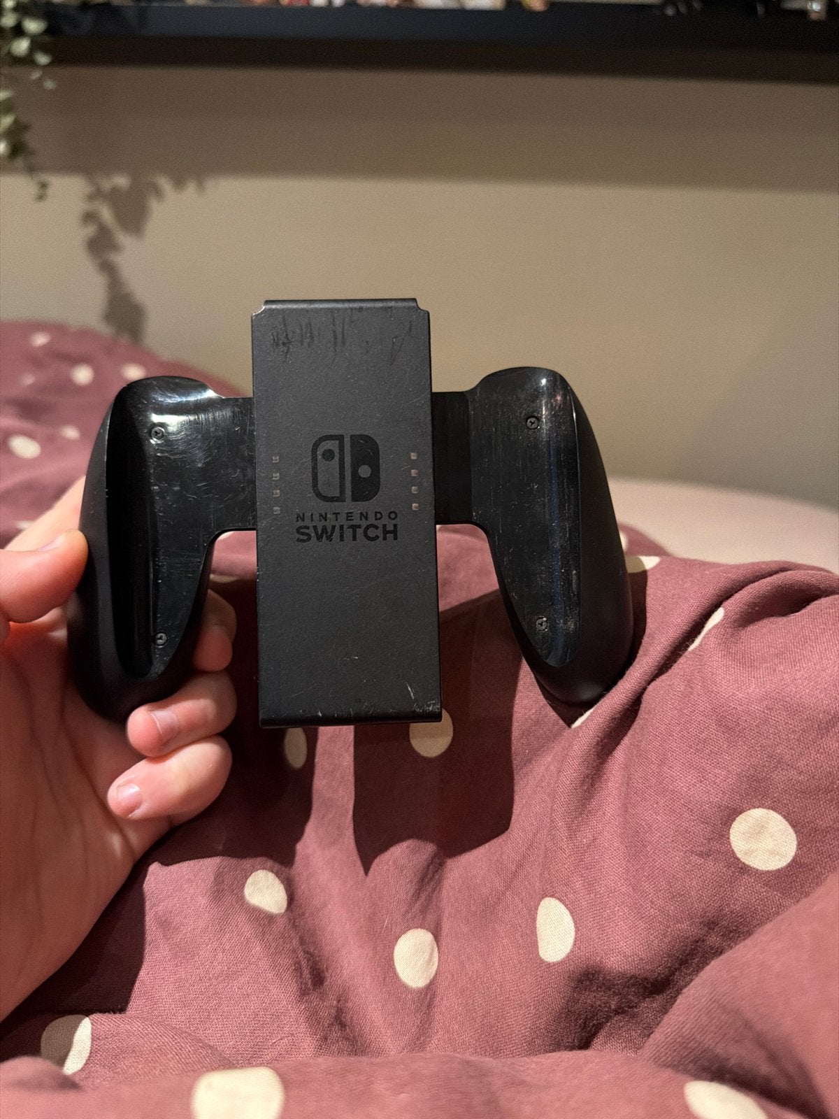 Nintendo Switch Joy-Con Grip - Zwart, Ophalen of Verzenden, Gebruikt