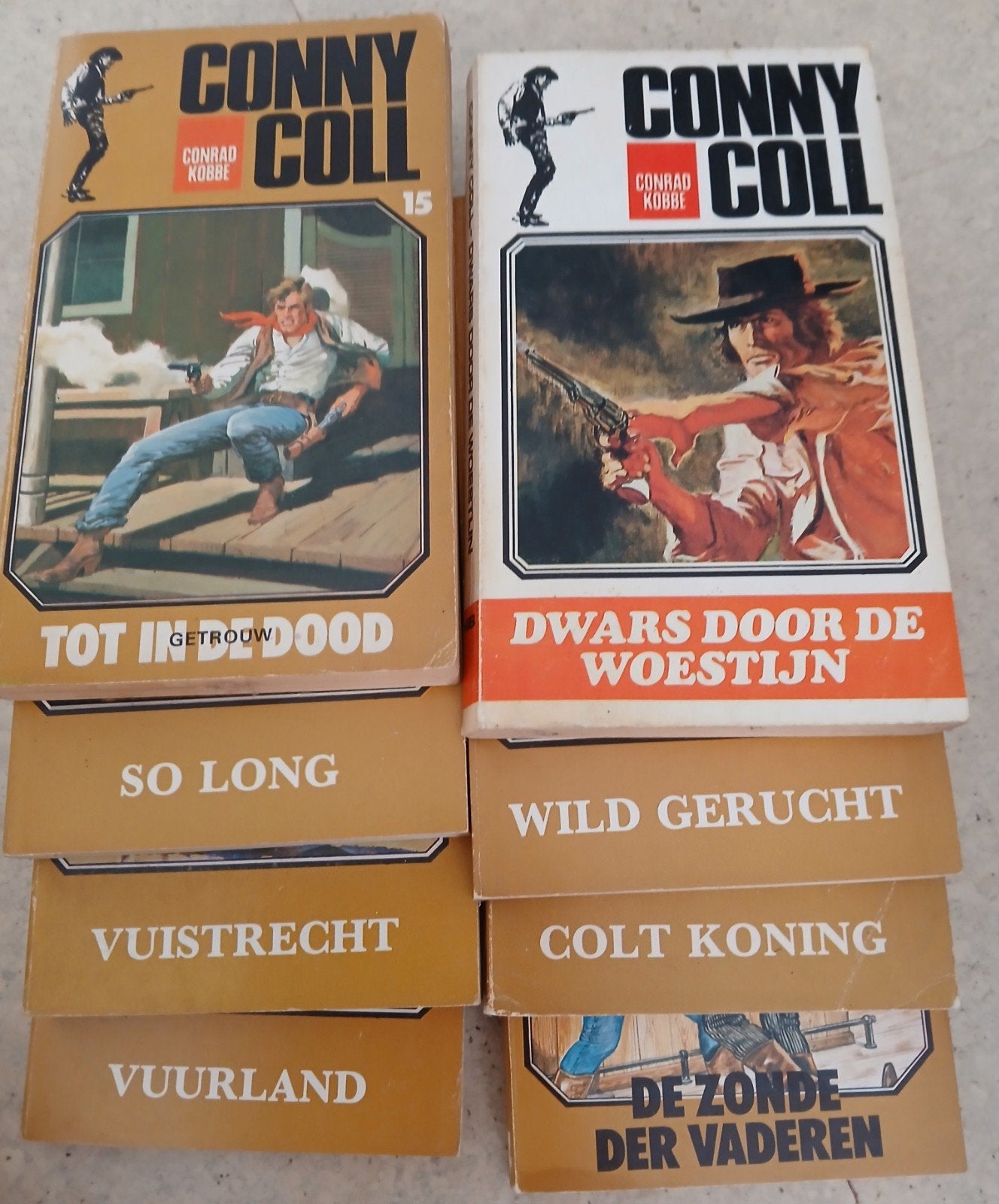Conny Coll Western Boeken - 8 Stuks, Boeken, Ophalen of Verzenden, Gelezen, Conrad Kobbe