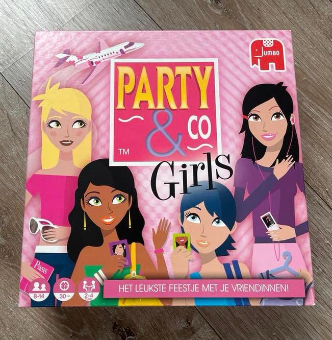 Party & Co Girls Bordspel - Het leukste feestje!, Drie of vier spelers, Ophalen of Verzenden, Zo goed als nieuw