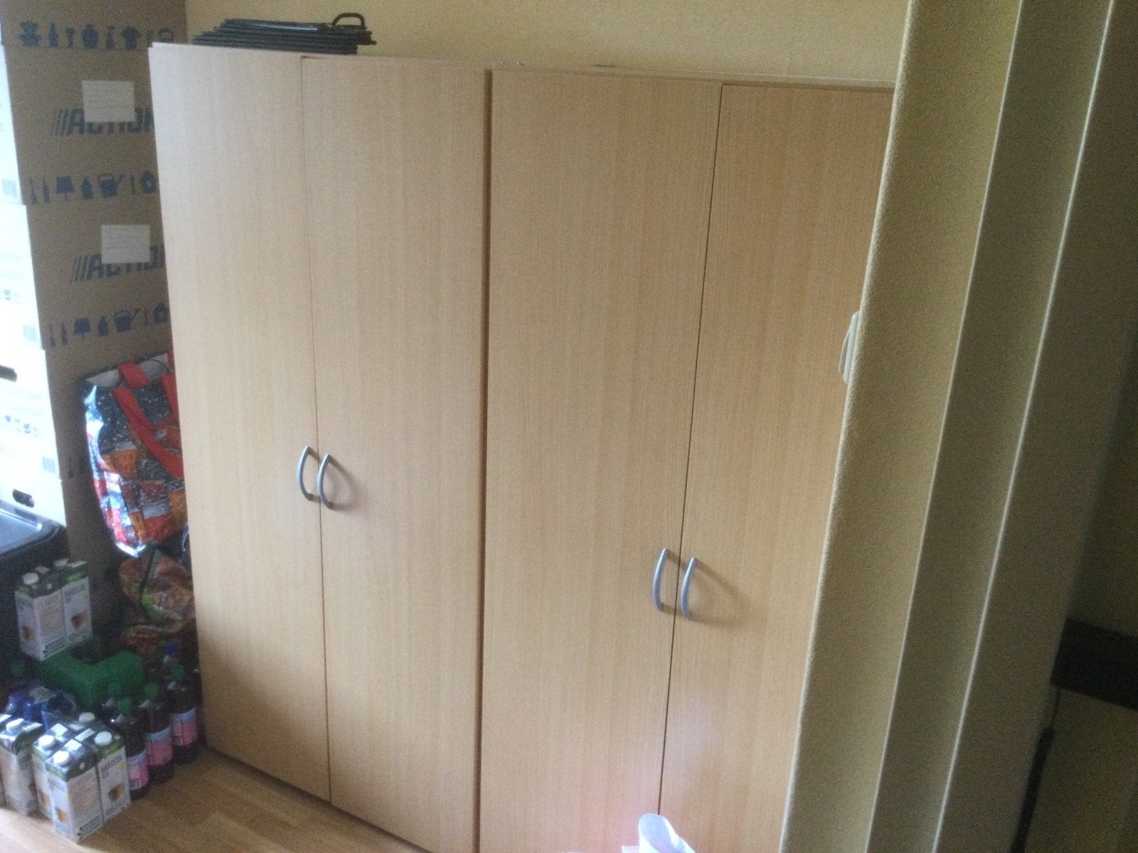 Gratis twee beuken legkasten., Huis en Inrichting, Ophalen, Zo goed als nieuw