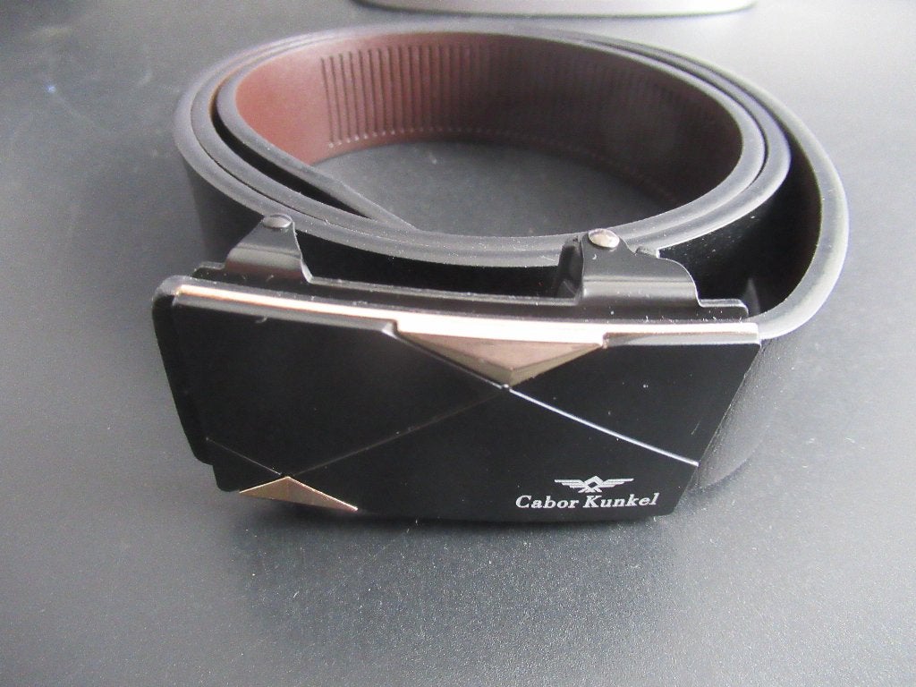 Gabor Kunkel zwarte lederen heren riem - 120 cm - nieuw, Kleding | Heren, Riemen en Ceinturen, Verzenden, Zwart, Nieuw, 115 cm of meer