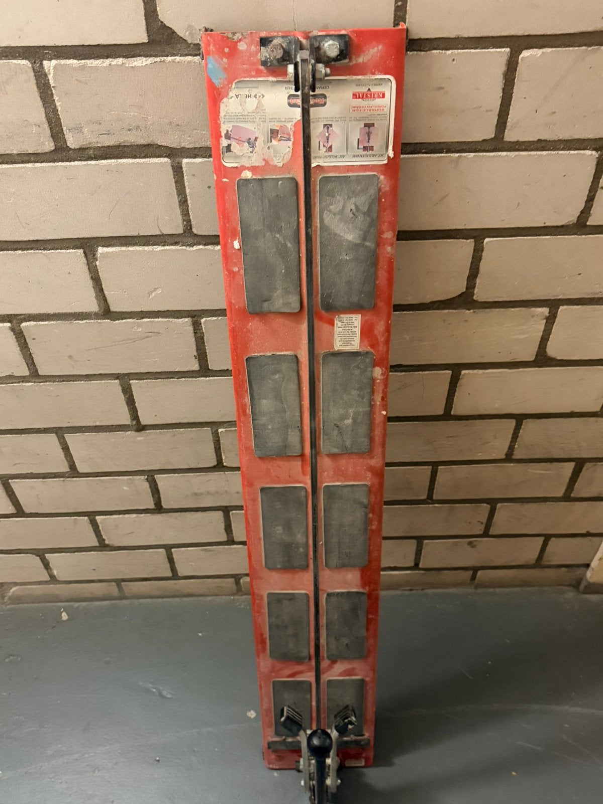 Tegelsnijder 90cm lang, Doe-het-zelf en Verbouw, Ophalen, Gebruikt