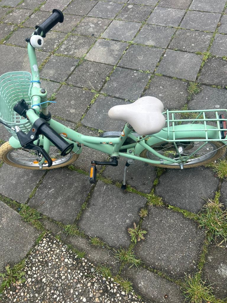 Kinderfiets, Ophalen, Minder dan 16 inch