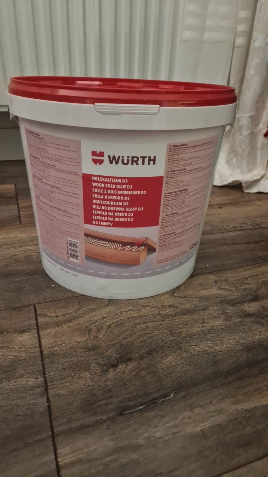 Würth D3 houtlijm, Minder dan 25 mm, Nieuw, Ophalen of Verzenden, Plank