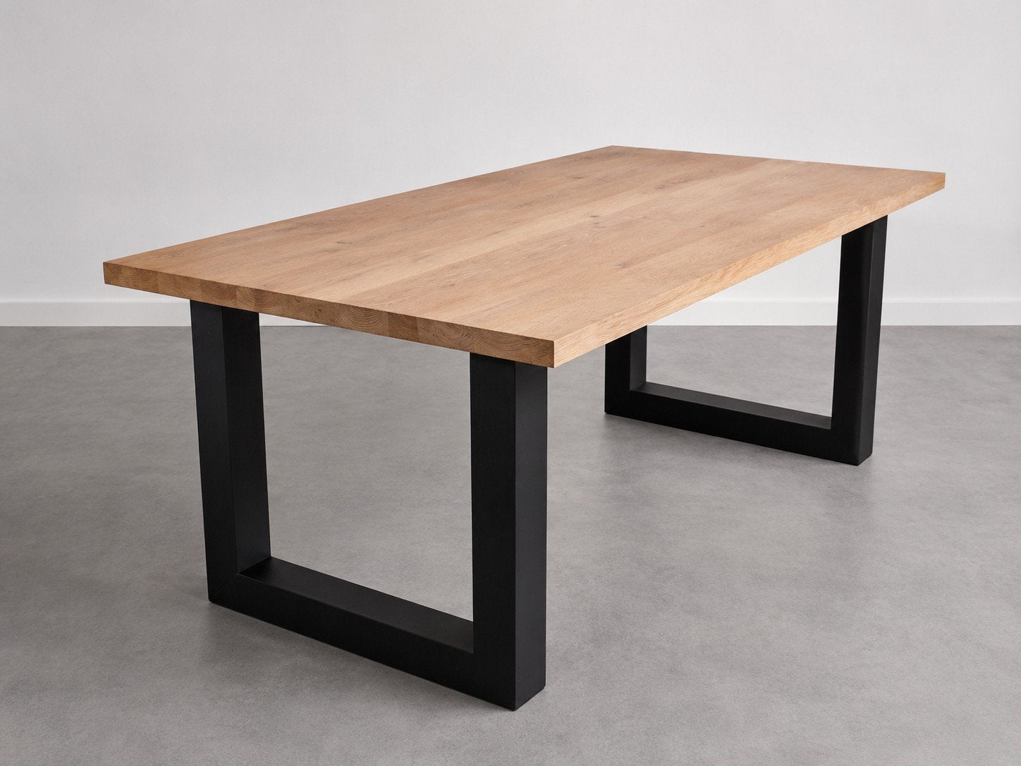 Z.g.a.n. eettafel 2.00 x 1.00, Huis en Inrichting, Tafels | Eettafels, Ophalen, Rechthoekig, Eikenhout, 50 tot 100 cm
