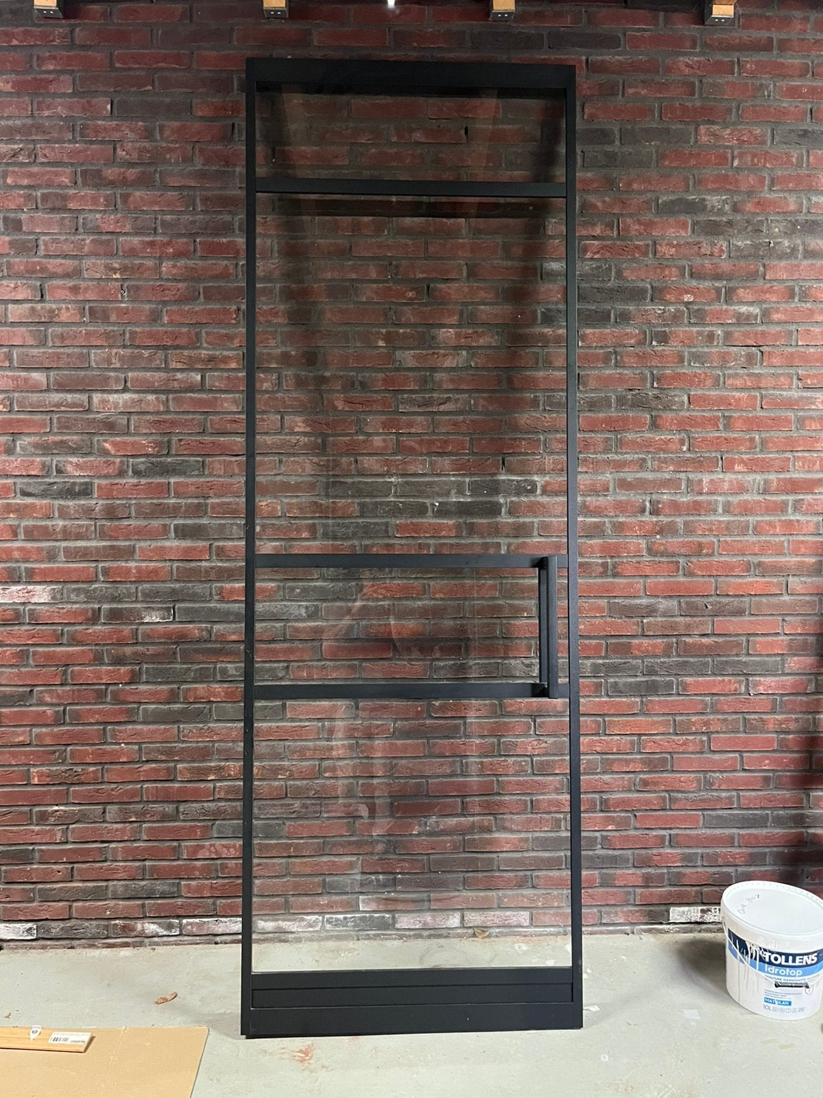 Stalen taatsdeur bxh 90x260, Ophalen, 80 tot 100 cm, 215 cm of meer, Binnendeur