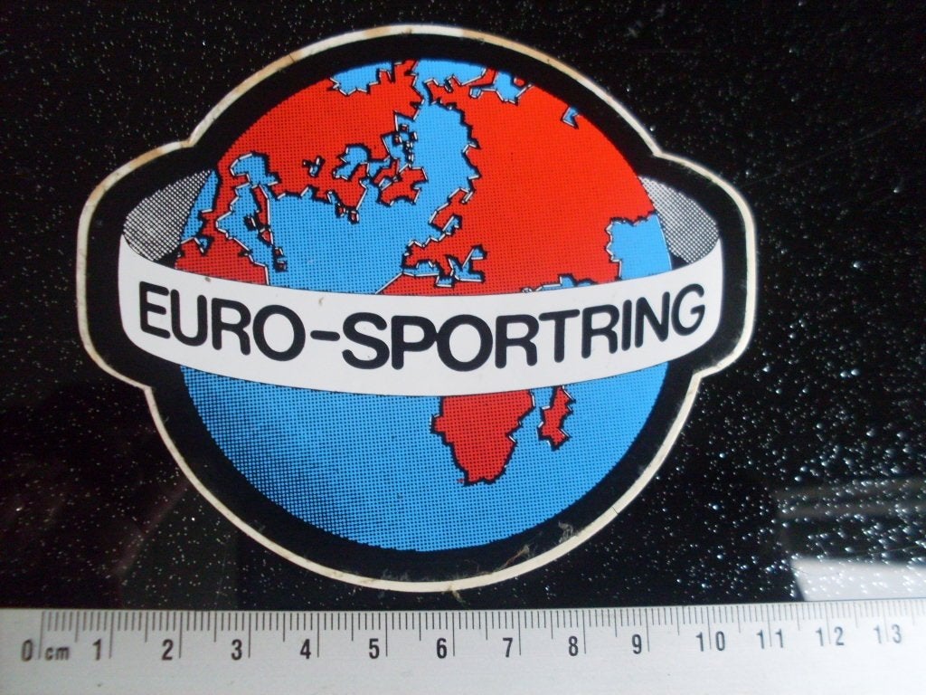 sticker euro-sportring logo, Verzenden, Zo goed als nieuw, Bedrijf of Vereniging