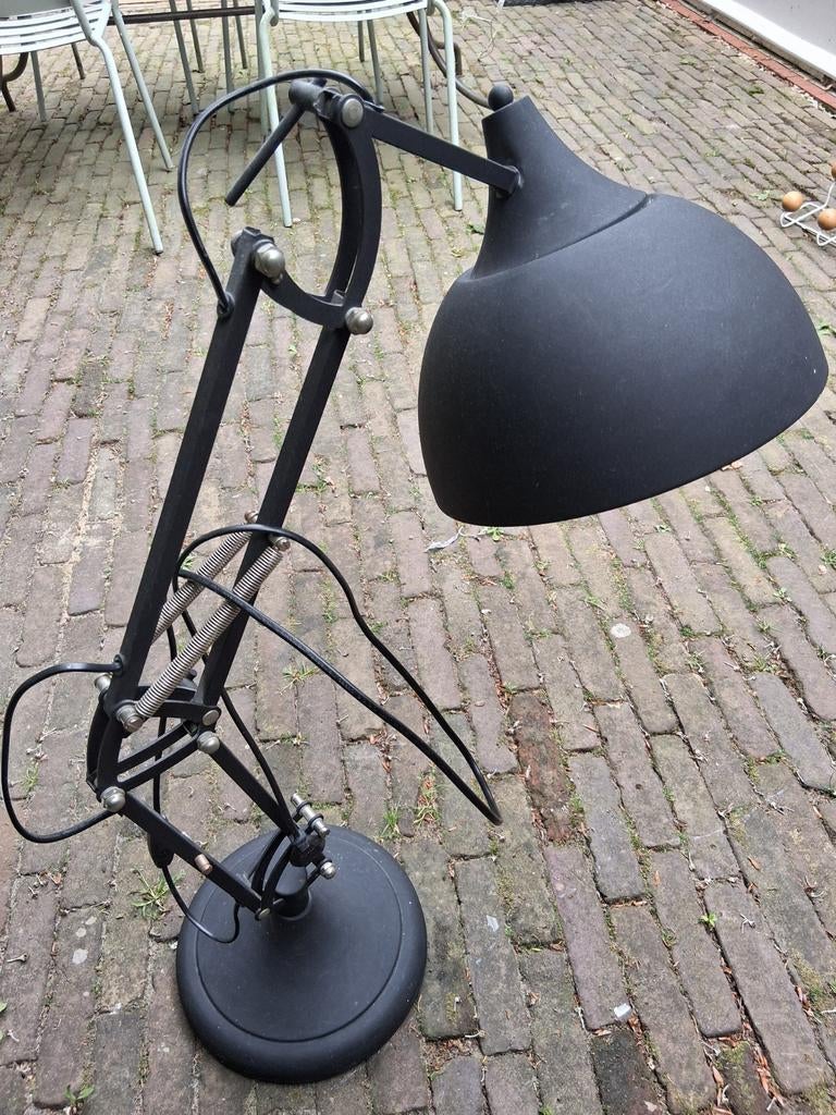 Zwarte industriële bureau lamp. Ophalen in Ede., Ophalen, Gebruikt, Minder dan 50 cm