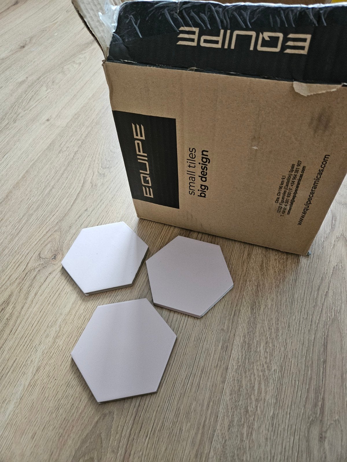 Nieuw - Hexagon tegel roze 11,6 x 10 cm , 0,88 m2, Ophalen, Nieuw, Minder dan 20 cm, Minder dan 20 cm
