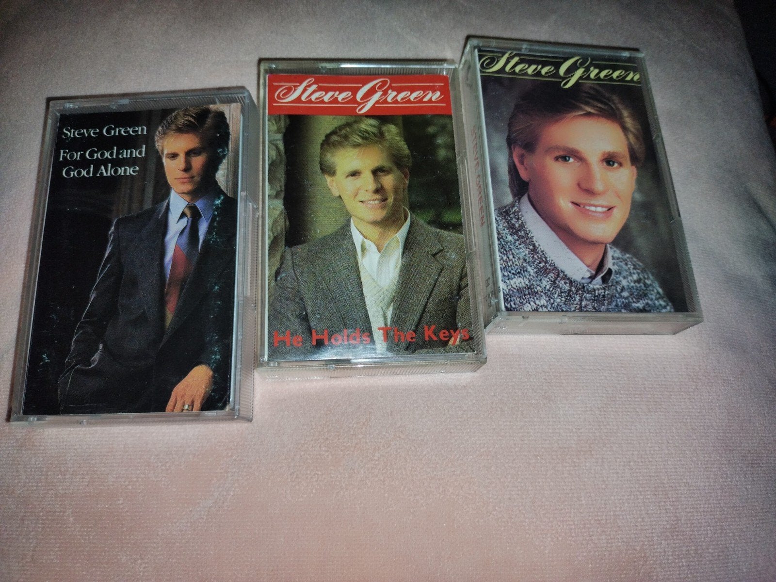 3 MC's van Steve Green, Cd's en Dvd's, Cassettebandjes, Gebruikt, 2 t/m 25 bandjes, Ophalen of Verzenden, Origineel