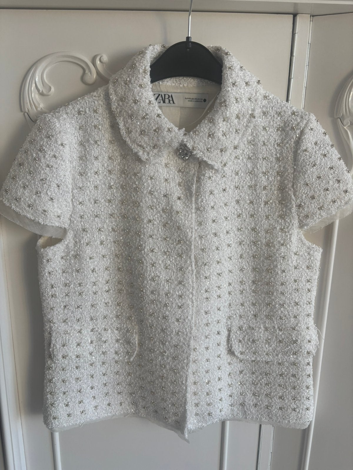 Nieuw wit jasje Zara maat XS, Wit, Nieuw, Ophalen of Verzenden, Jasje