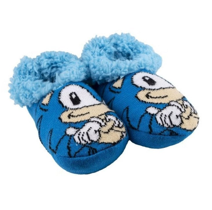 Sonic Pantoffel Sokken - Sega - Maat 32/35 - 36/39, Kinderen en Baby's, Kinderkleding | Schoenen en Sokken, Overige typen, Nieuw