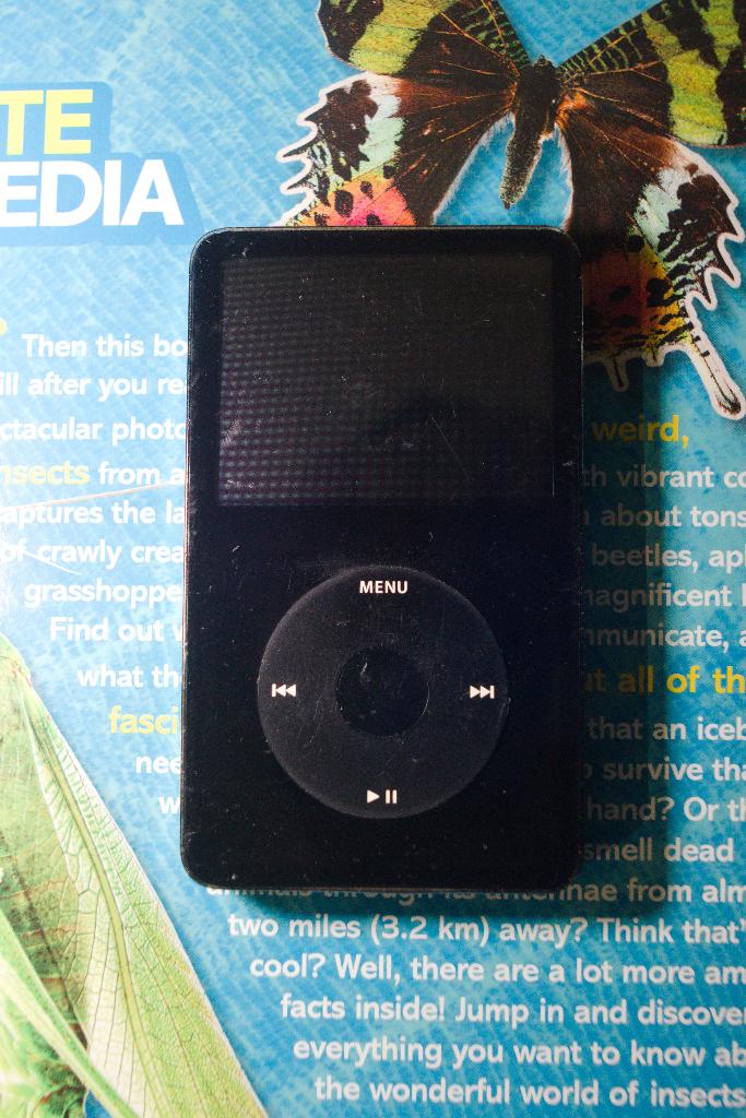 iPod Classic Gen 5.5 (Black) 128 GB M.2 SSD, 2000mAh battery, 40 GB en meer, Classic, Zwart, Refurbished