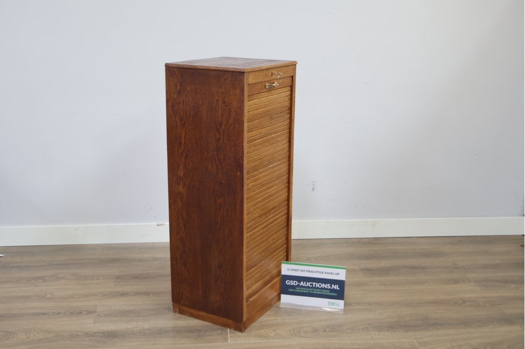 Vintage Houten Rolluikkast, Ophalen of Verzenden, Niet ingevuld, Niet ingevuld, Niet ingevuld