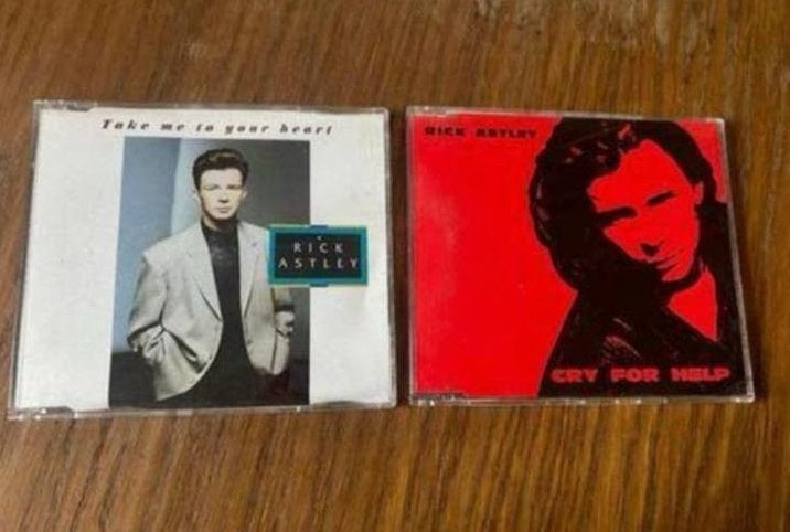 Rick Astley singles, Ophalen of Verzenden, Gebruikt, Pop