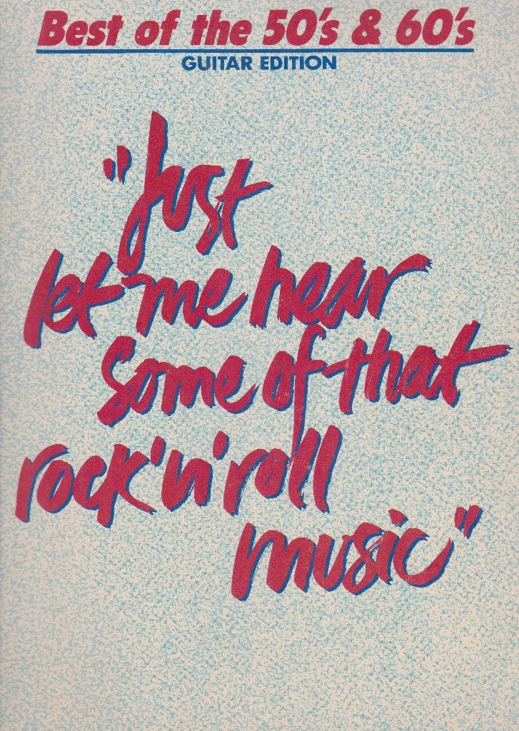 Best of the 50's & 60's - GUITAR EDITION, Muziek en Instrumenten, Bladmuziek, Ophalen of Verzenden, Gebruikt, Artiest of Componist
