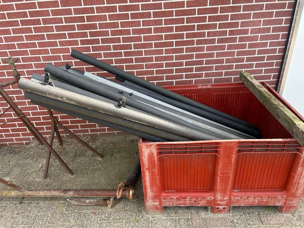 Weidepalen kunststof, Ophalen, Gebruikt, 180 tot 250 cm, Palen