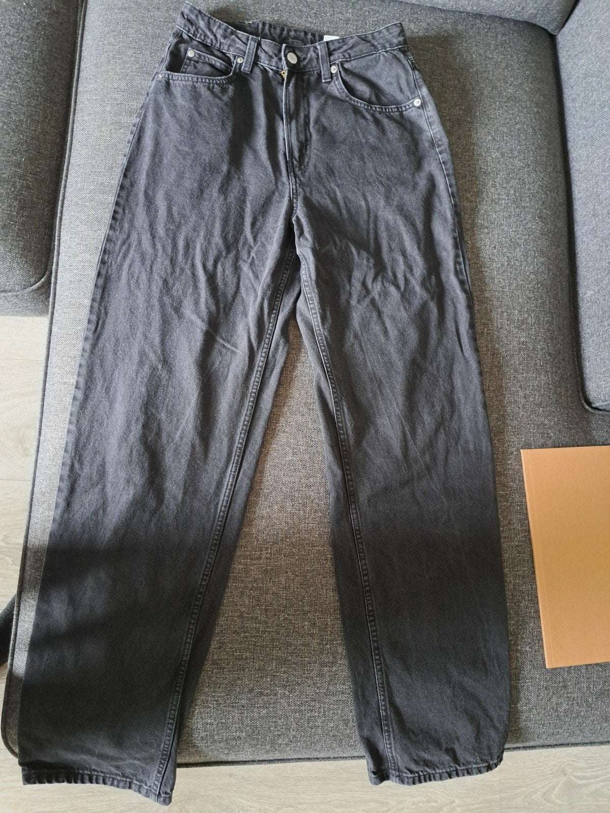 Zwarte 90's baggy jeans maat 36, Kleding | Dames, Ophalen of Verzenden, Zwart