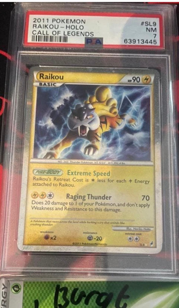 Raikou call of legends PSA 7, Ophalen of Verzenden, Zo goed als nieuw