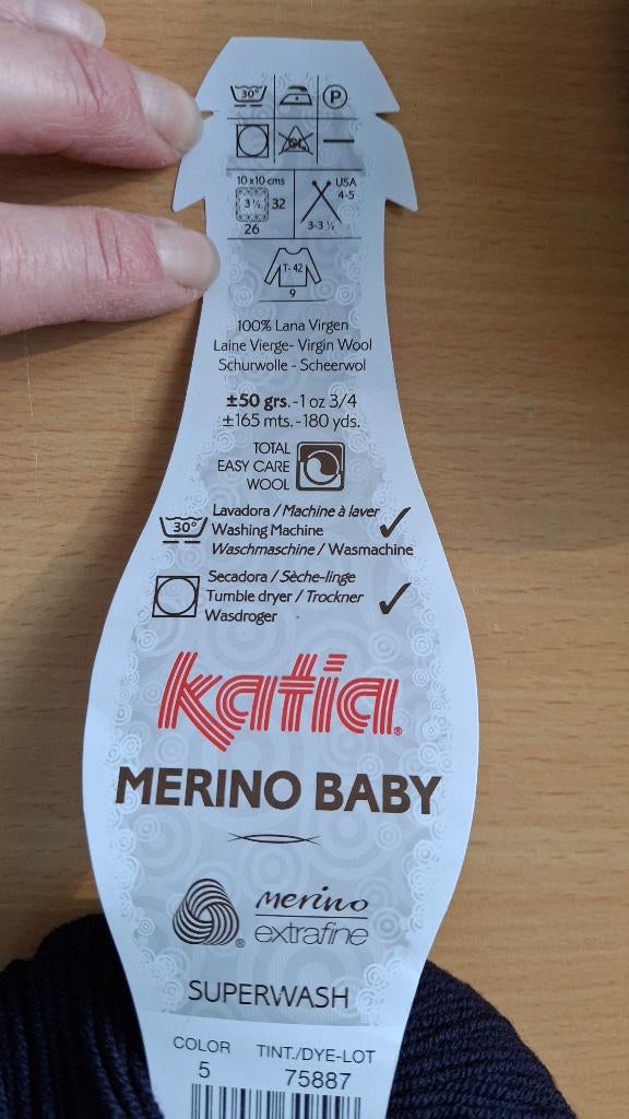 Katia Merino Baby, Ophalen of Verzenden, Nieuw, Breien of Haken, Wol of Garen