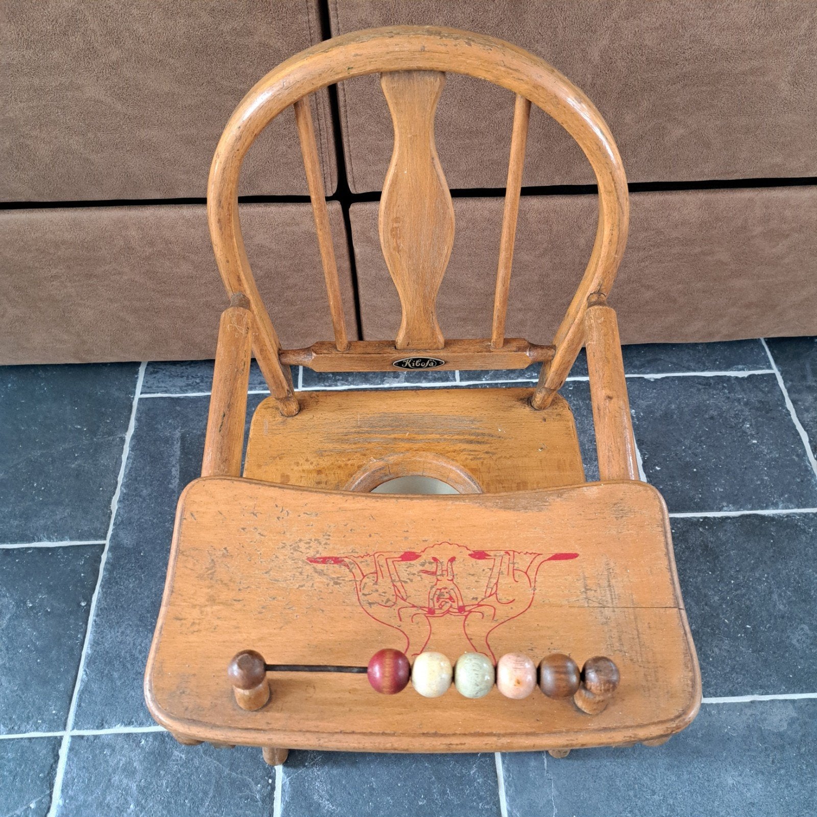 Vintage Kibofa kinderstoel / po-stoel, Ophalen