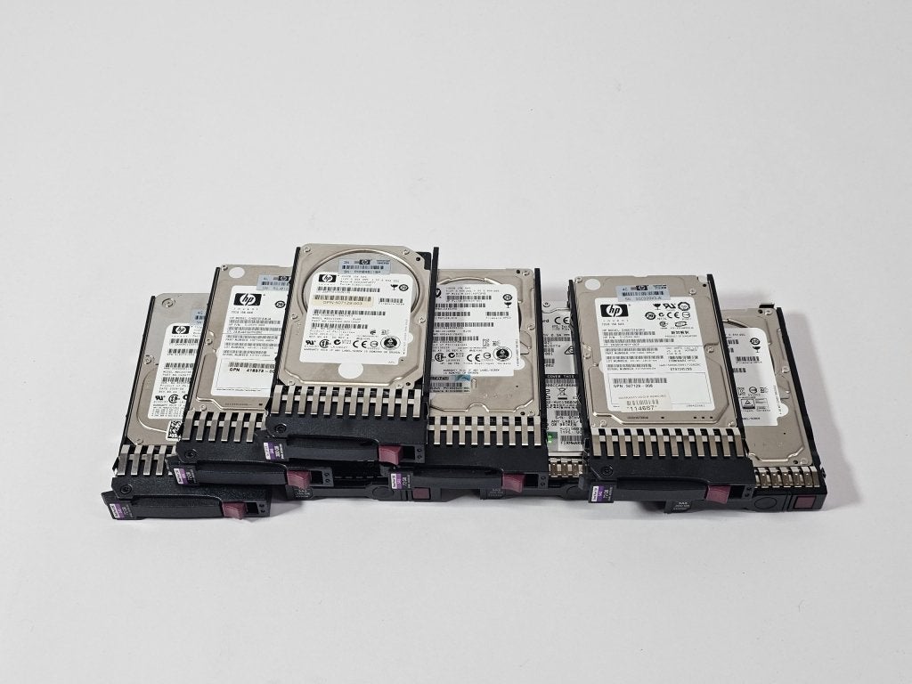 Restpartij: HP Serverschijven - 8x HDD - Totaal 1.4TB opslag