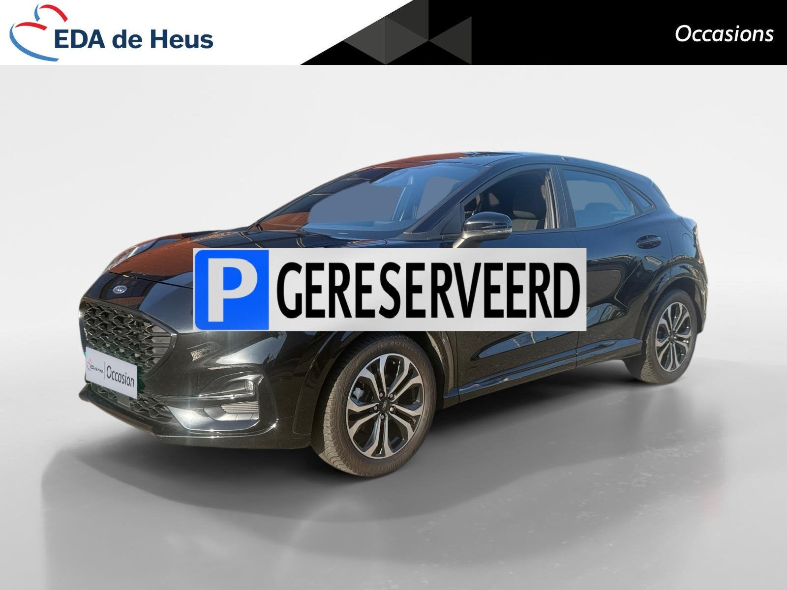 Ford Puma 1.0 EcoBoost Hybrid ST-Line | Stoel/Stuurverwarmin, Auto's, Voorwielaandrijving, 12 maanden, Euro 6, Zwart