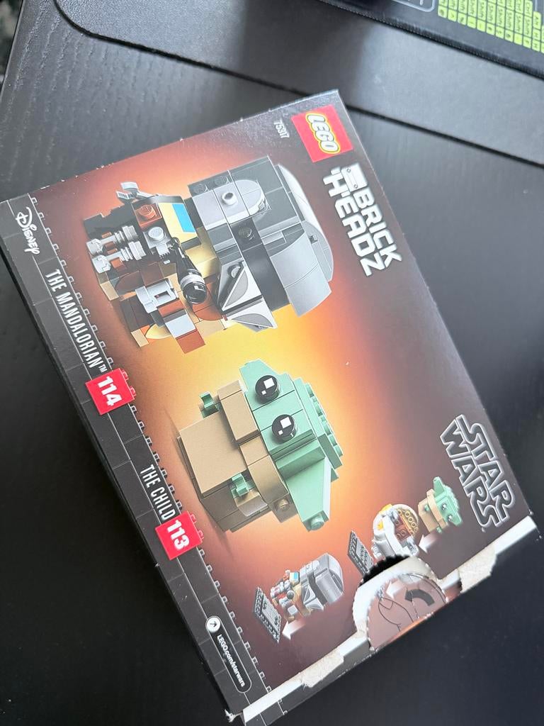 LEGO BrickHeadz The Mandalorian & The Child (75317), Ophalen of Verzenden, Zo goed als nieuw