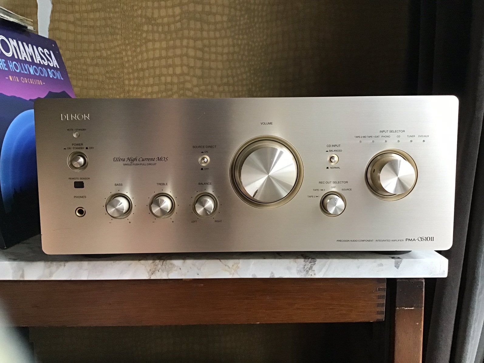 Denon PMA-SQ10II Versterker Champagne | High-End Audio 30kg!, Ophalen, Denon, Zo goed als nieuw, 120 watt of meer