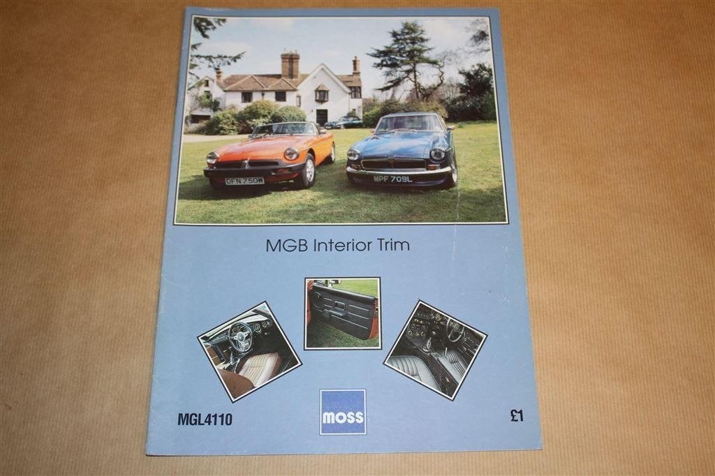 MGB Interior Trim - Catalogus, Ophalen of Verzenden
