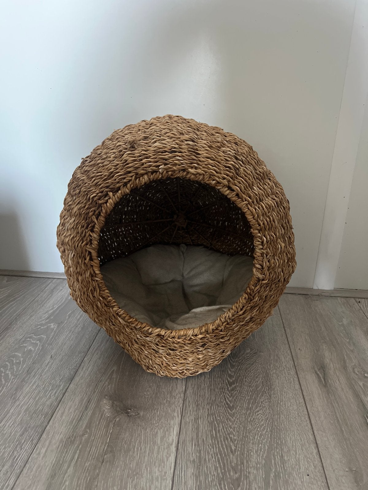 Katten mandje, Ophalen, Gebruikt, Riet