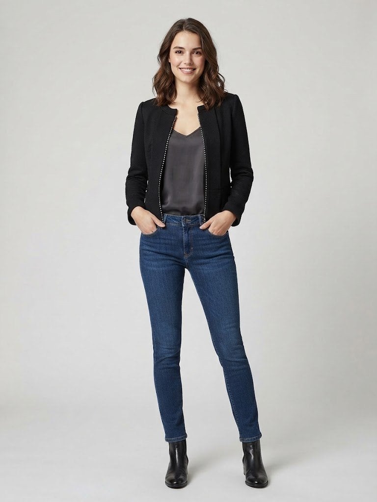 vest Atelier, Maat 38/40 (M), Atelier, Verzenden, Zwart