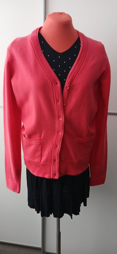 Koraalrood vest - Roberto Sarto, Maat 38/40 (M), Ophalen of Verzenden, Zo goed als nieuw, Roberto Sarto