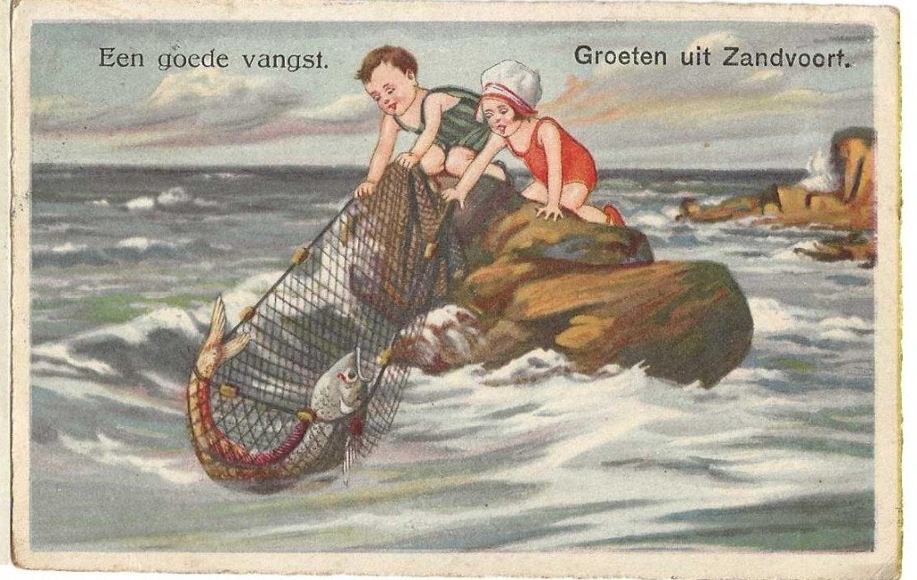 Jt31-45  Zandvoort, Ophalen of Verzenden, 1920 tot 1940, Gelopen, Noord-Holland